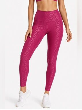 Carbon38 Takara Shine High Rise Pink Magenta Fuchsia Leggings M